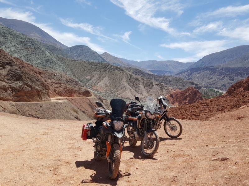 En moto al norte Argentino